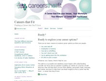 Tablet Screenshot of careersthatfit.com